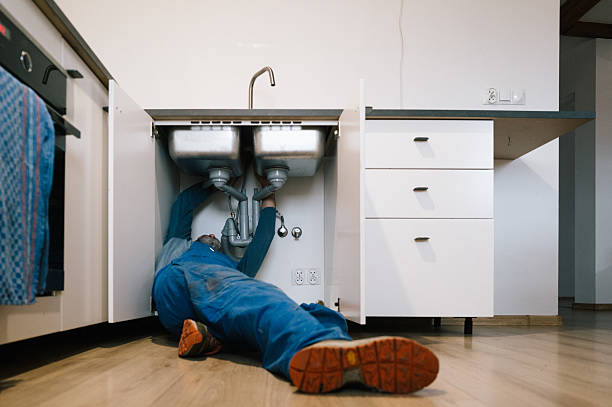 Professional Leak Detection technician working in Portage, WI